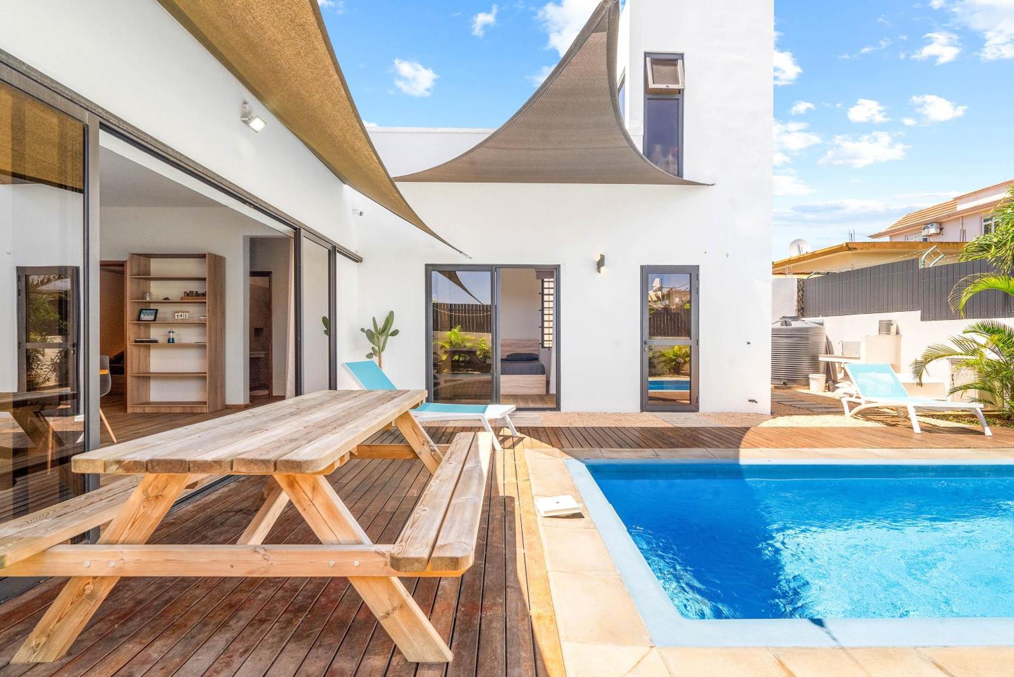 Villa Aelia - 3 Chambres - Piscine Privee. Flic-en-Flacq 外观 照片
